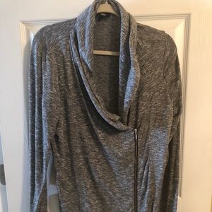 Asymmetric Zip Top